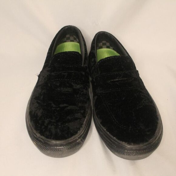 Vans Black Velvet Vans - Size Unisex & Kids 4 / Women's 6 - Picture 1 of 7
